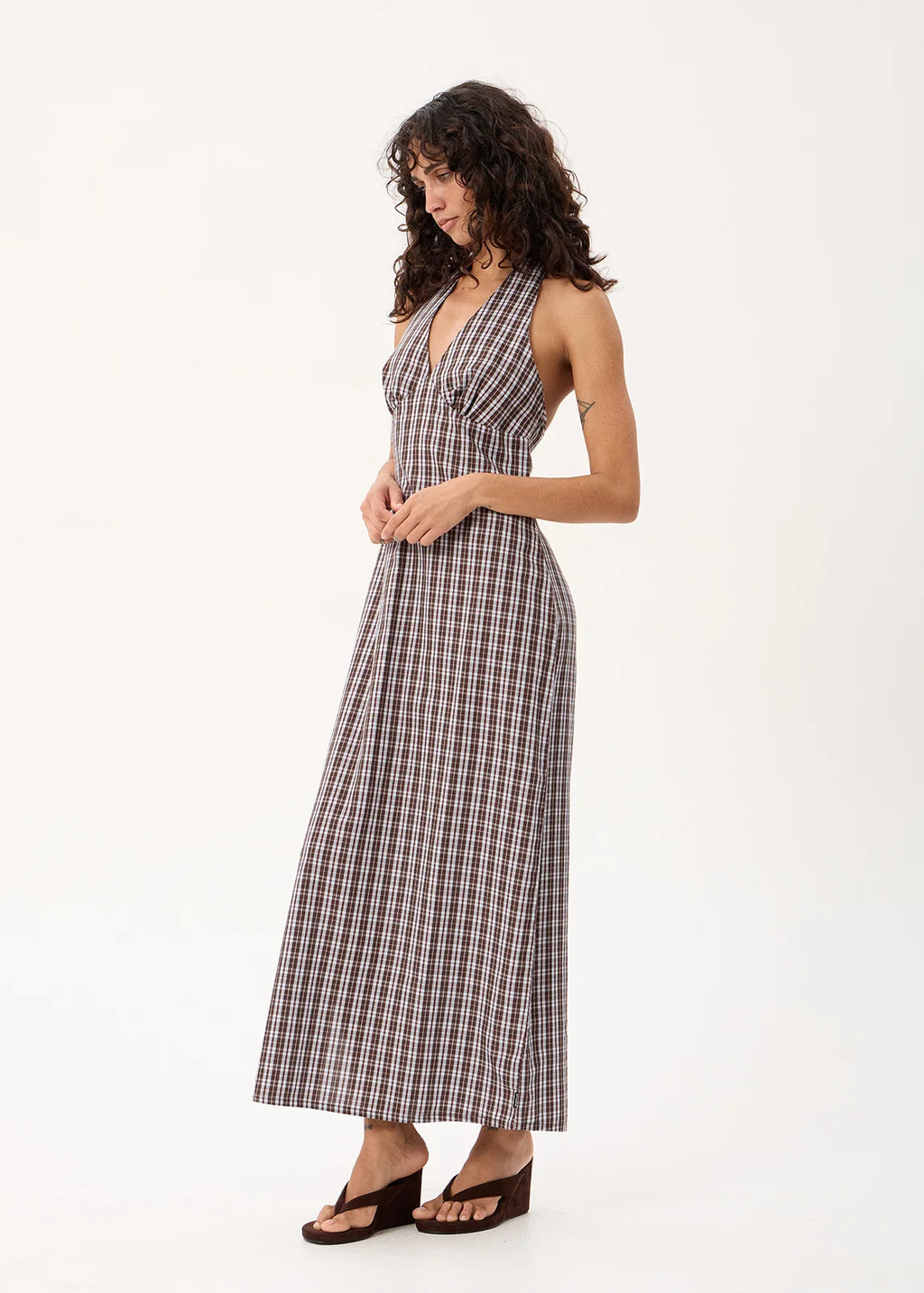 Afends Alexa Halter Maxi Dress