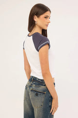 Rusty Archived Raglan Mini Tee