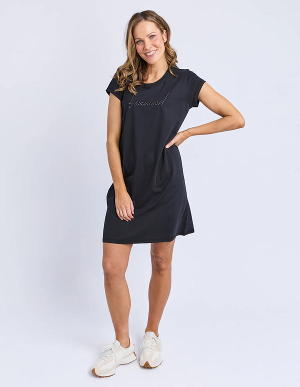 Foxwood Signature Embroidery Tee Dress