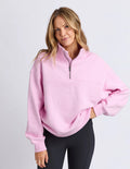 Foxwood College Contrast Zip Crew