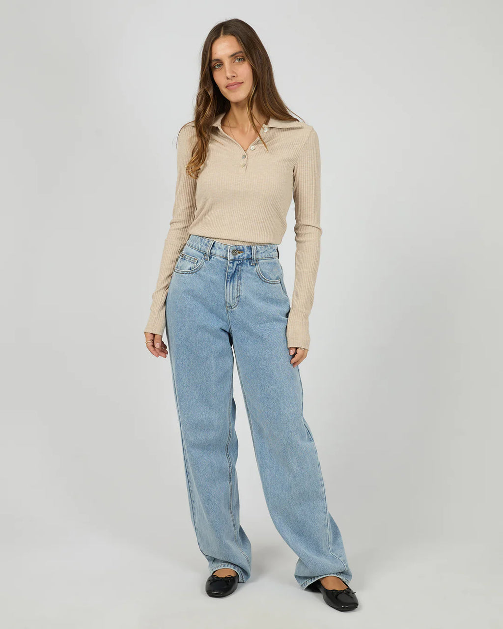 Silent Theory Aria Knit Long Sleeve Top