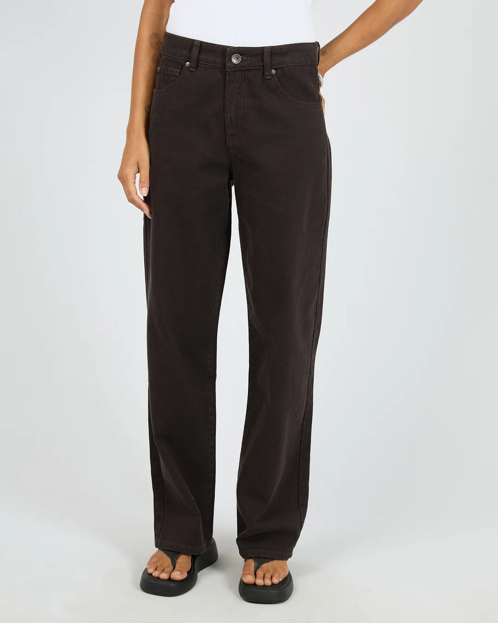 Silent Theory Jade Baggy Jean