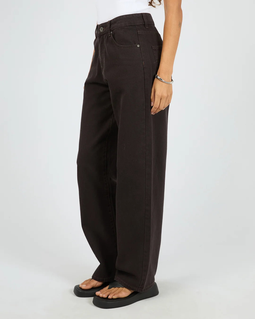 Silent Theory Jade Baggy Jean