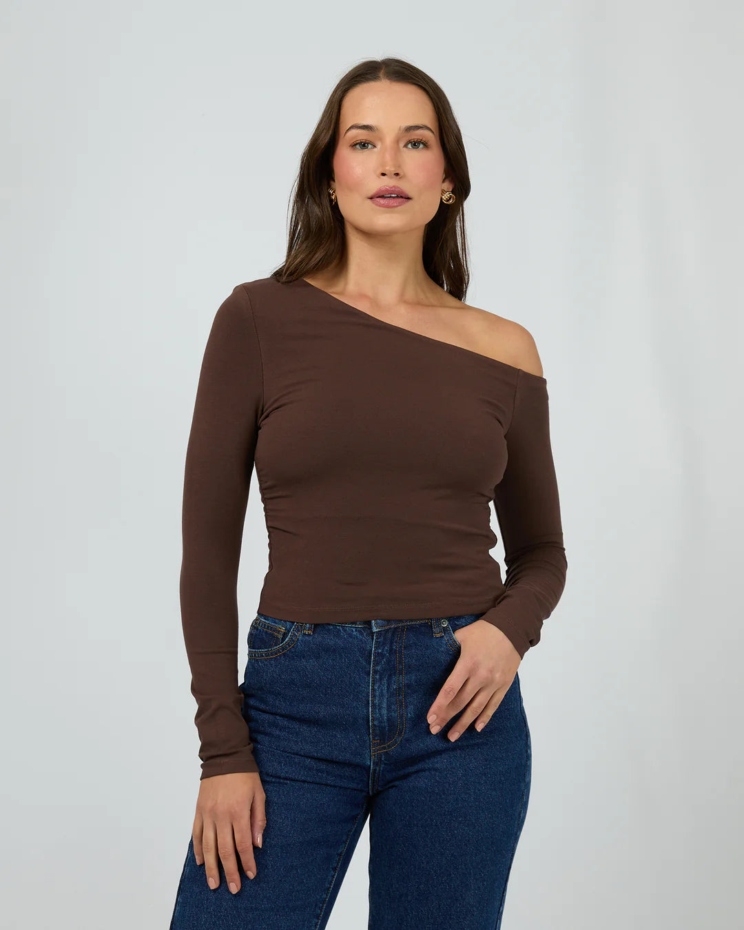 Silent Theory Evie Ruched LS Tee