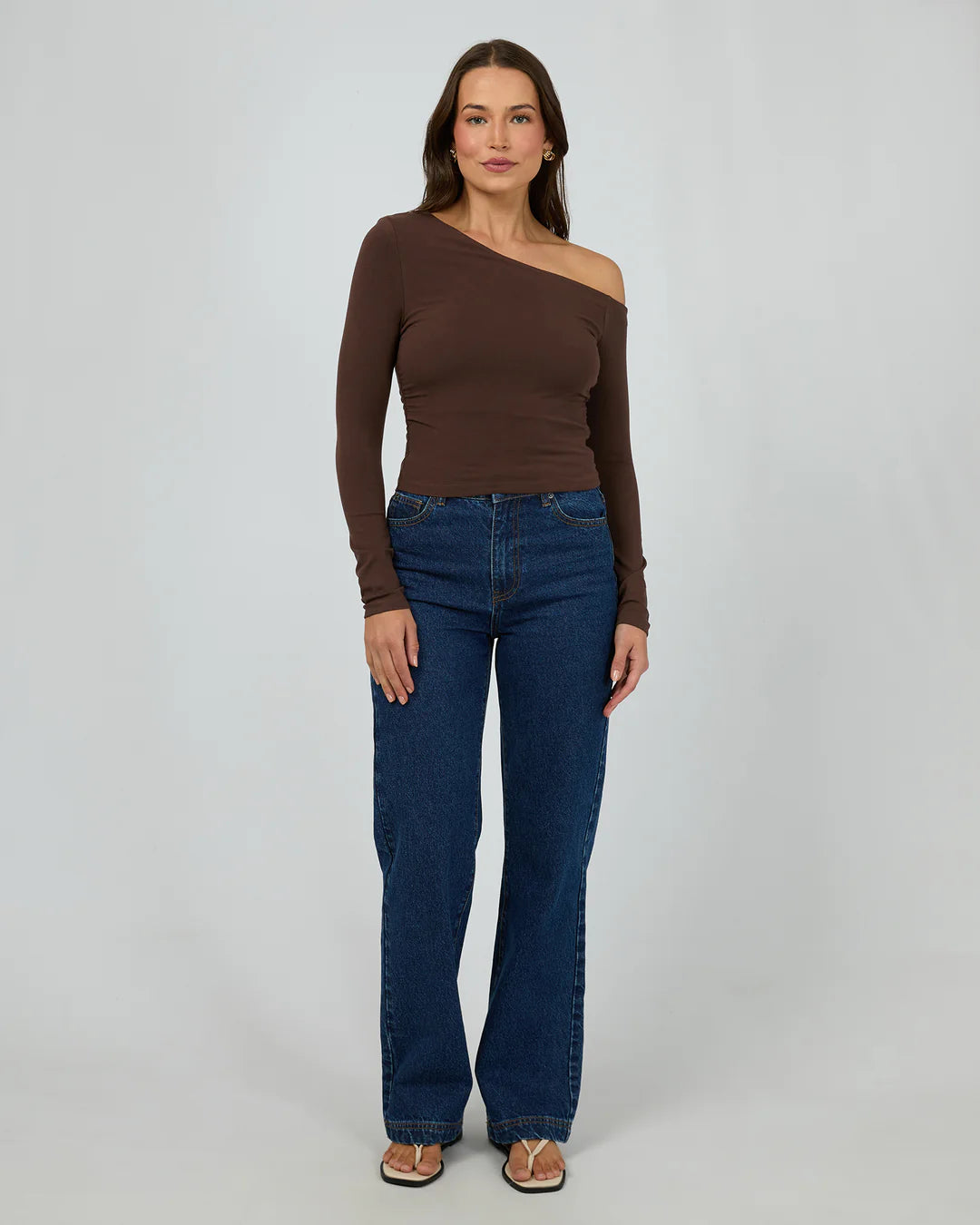 Silent Theory Evie Ruched LS Tee