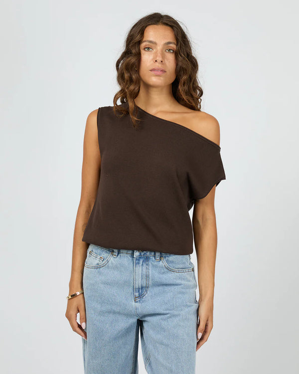 Silent Theory Ellis Off The Shoulder Top