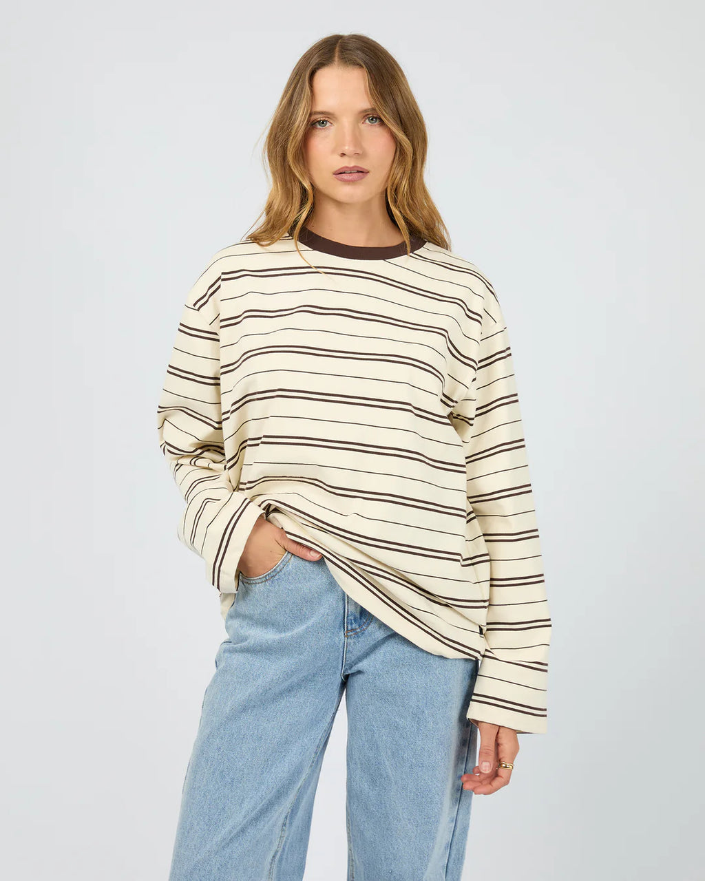 Silent Theory Stripe Long Sleeve Tee