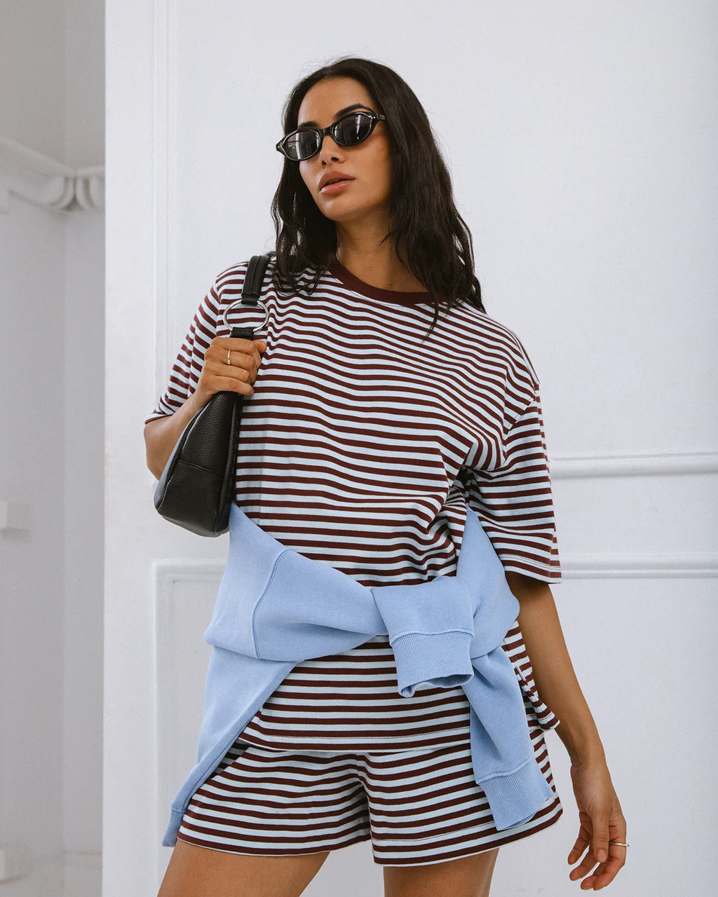 Silent Theory Stripe Short Sleeve Tee