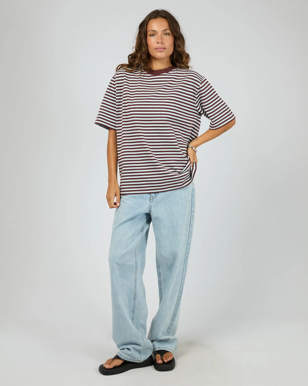 Silent Theory Stripe Short Sleeve Tee