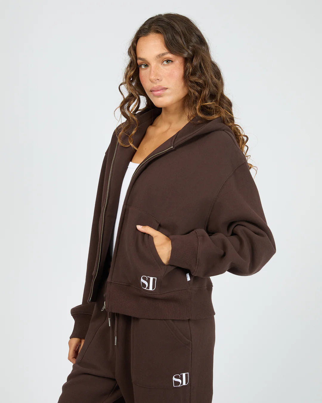 Silent Theory Luxe Zip Thru Hoodie