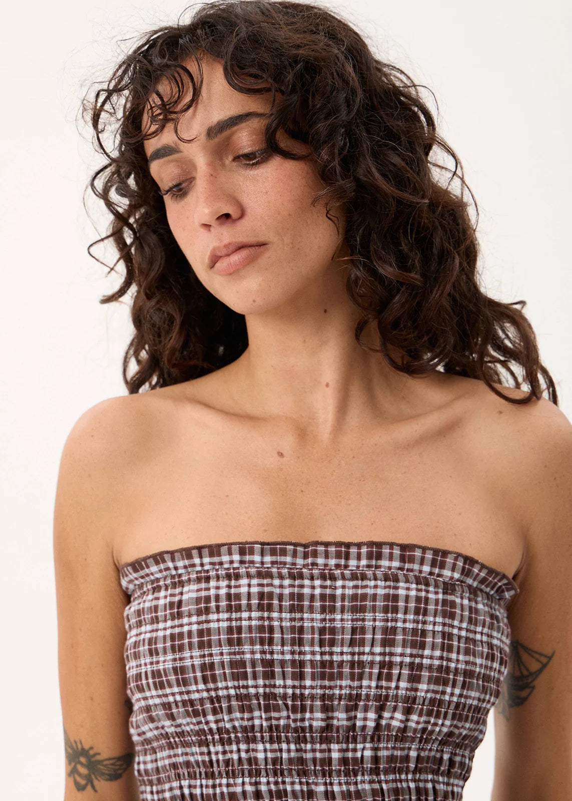 Afends Tiff Strapless Top