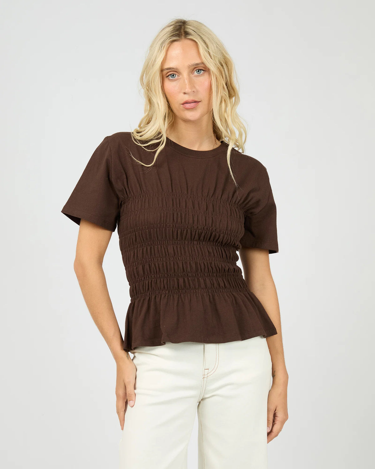 All About Eve Lipa Ruched Top