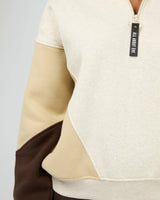 All About Eve Savannah Panel 1/4 Quarter Zip Crew