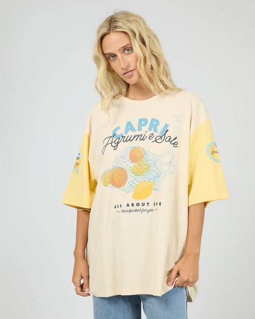All About Eve Club Capri O/S Tee