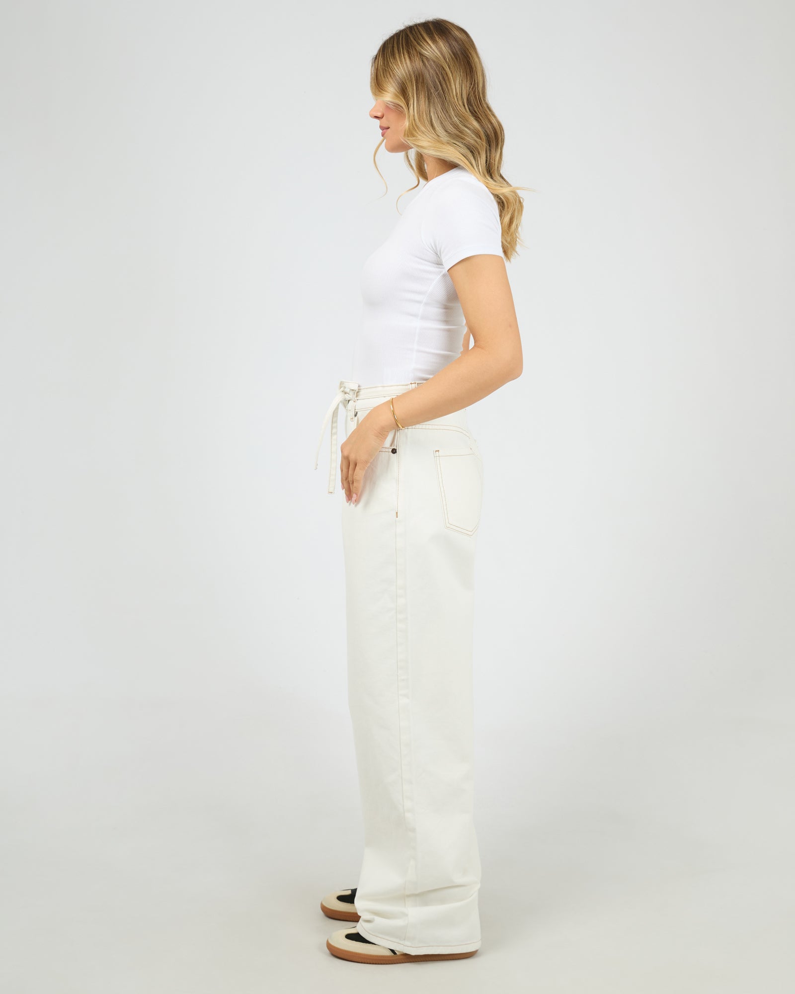 All About Eve Gia High Rise Baggy Jean