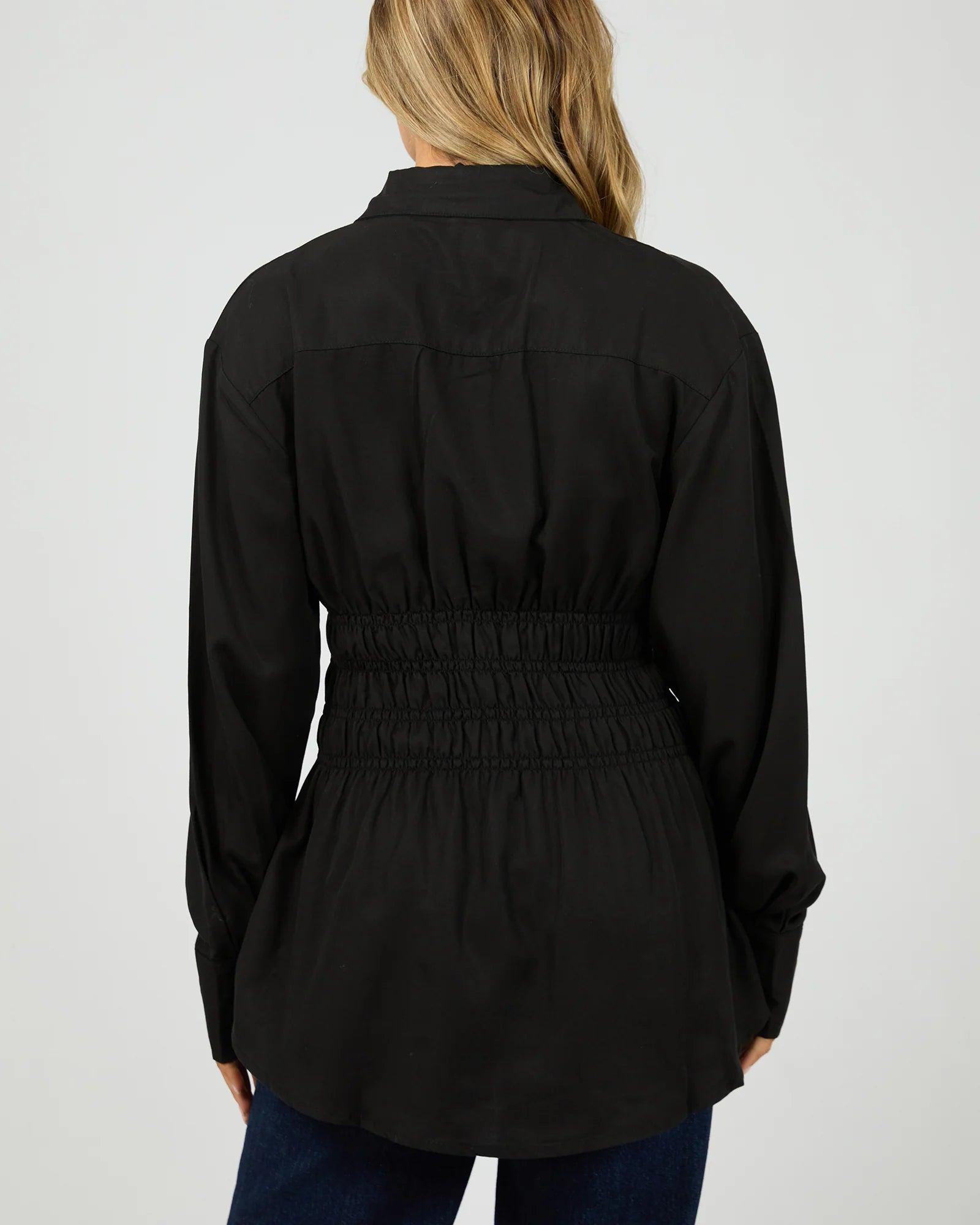 All About Eve Ruched Shirt
