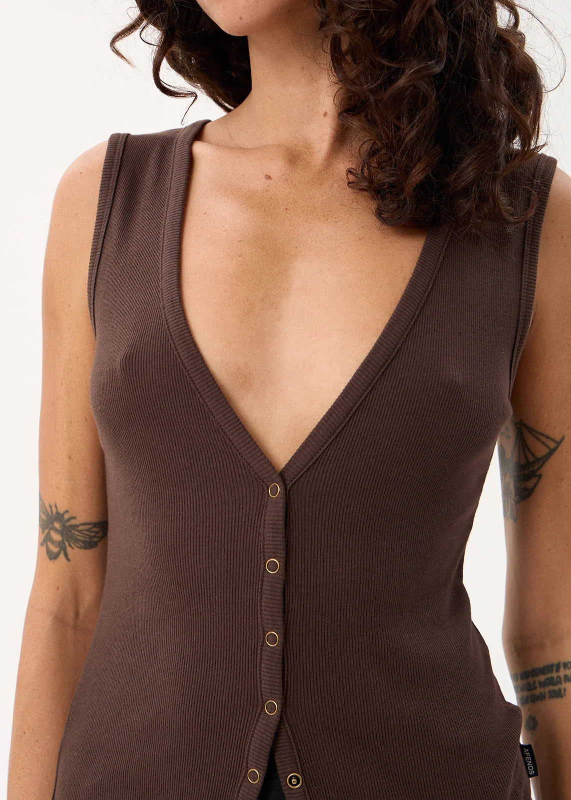 Afends Raine Rib Singlet