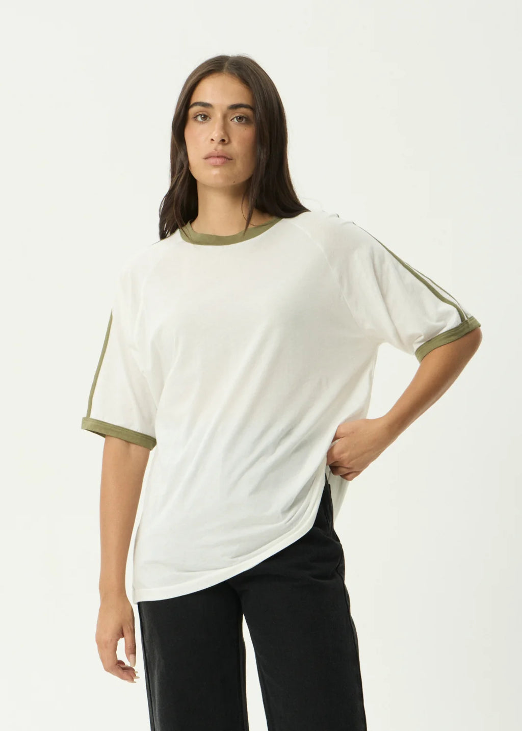 Afends Smokeshow Oversized Raglan Tee