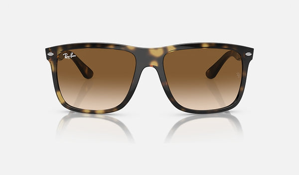 Ray Ban Boyfriend Two Havana W/ Clear Gradient Brown Sunglasses