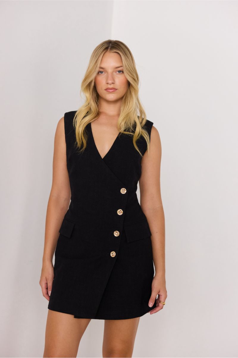 Minkpink Irena Wrap Mini Dress