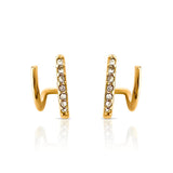 Ever Stride Double Bar Earring