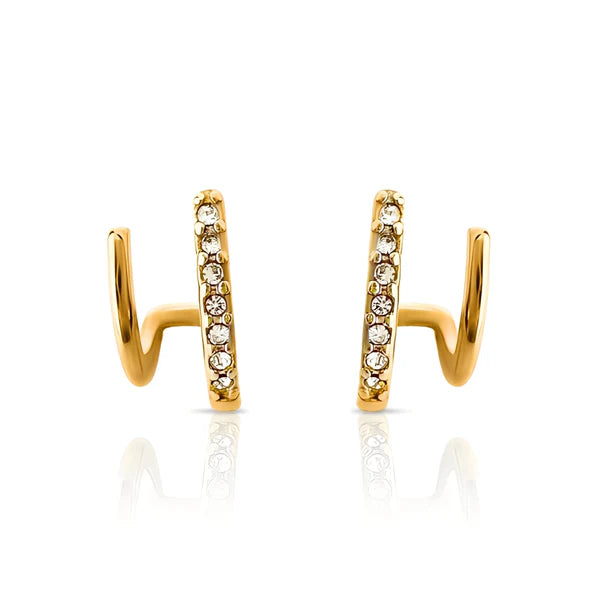 Ever Stride Double Bar Earring