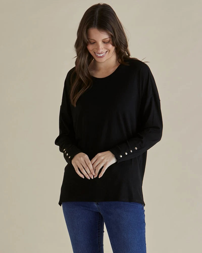 Betty Basics Hendrix Ribbed LS Tee