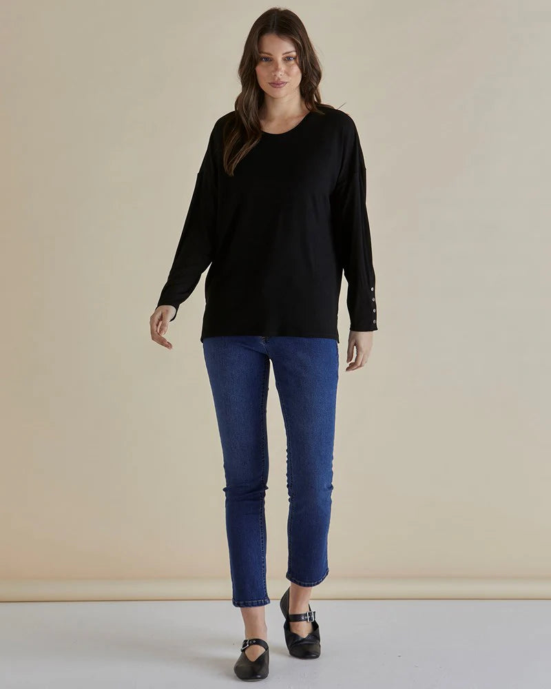 Betty Basics Hendrix Ribbed LS Tee
