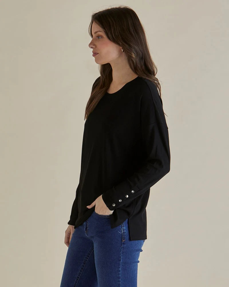 Betty Basics Hendrix Ribbed LS Tee