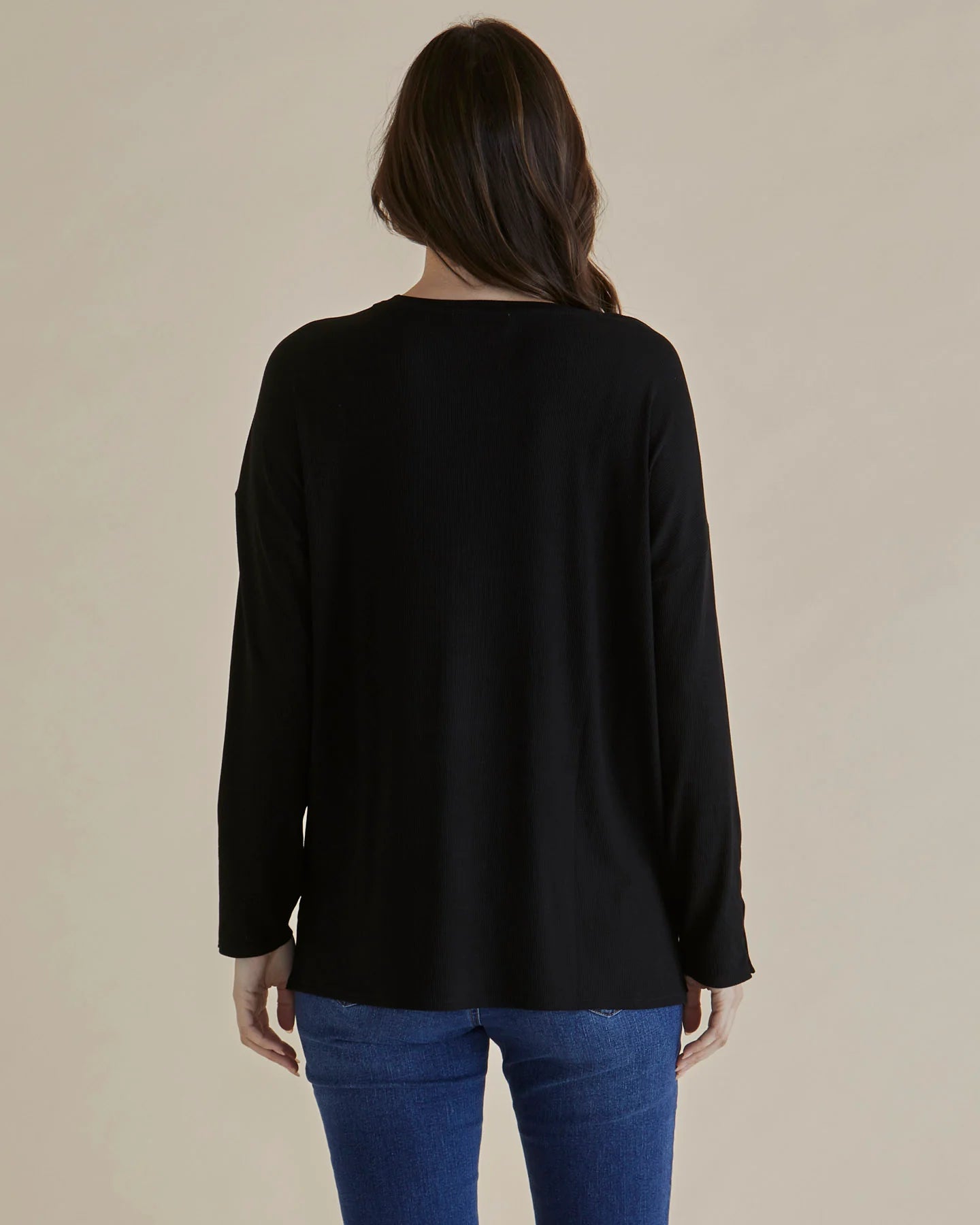 Betty Basics Hendrix Ribbed LS Tee
