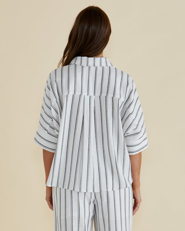Betty Basics Lynwood Linen Shirt