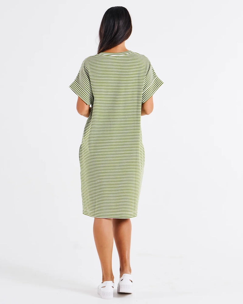 Betty Basics Elise V Neck Rib Dress