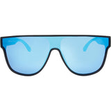 Sin Cannon Ball Matte Black Blue Sunglasses