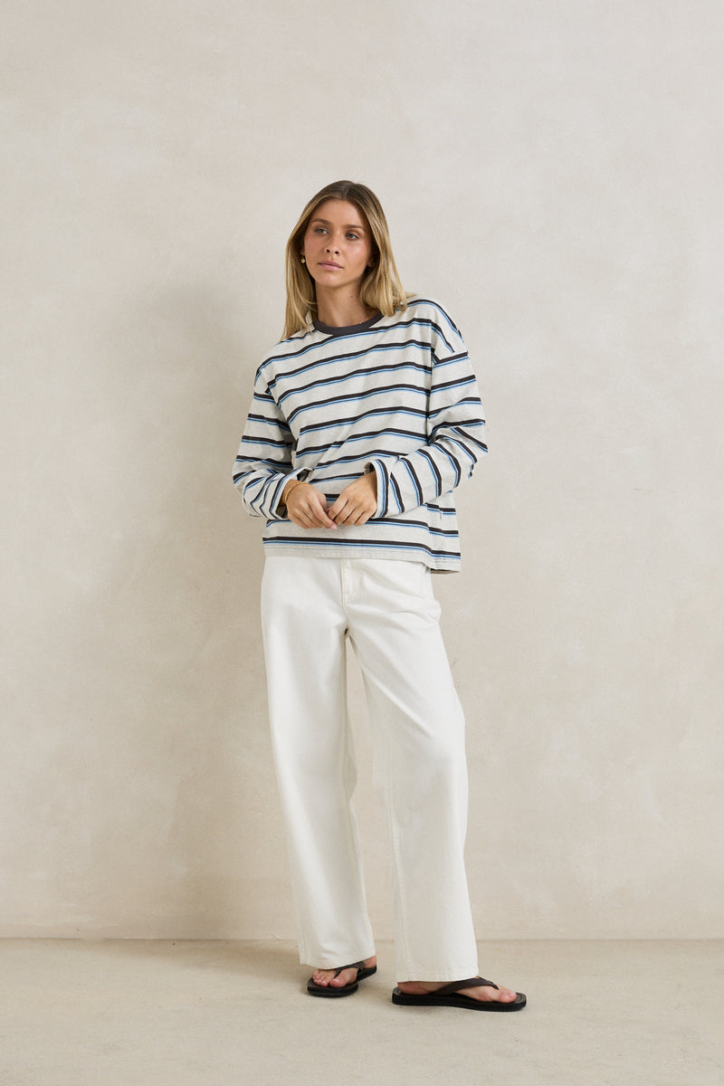Rhythm Porto Stripe Long Sleeve