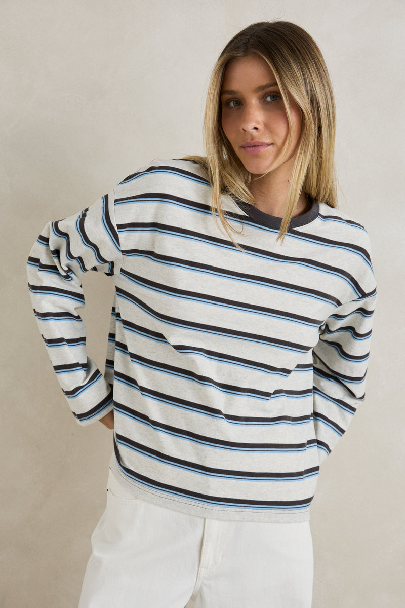 Rhythm Porto Stripe Long Sleeve