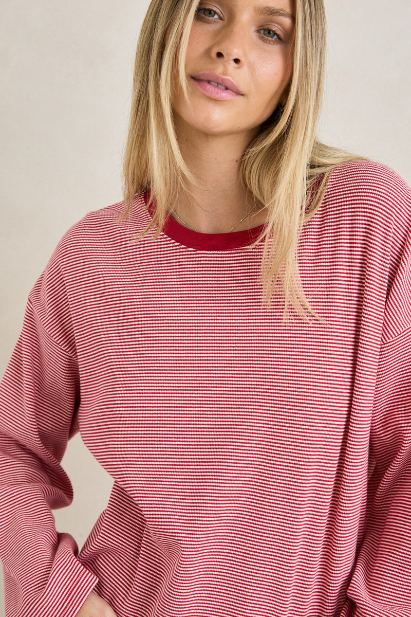 Rhythm Lexi Stripe Long Sleeve Top