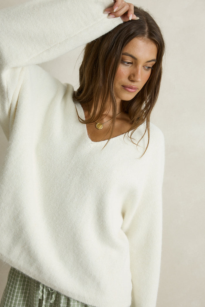 Rhythm Adele Oversized LS Knit Top
