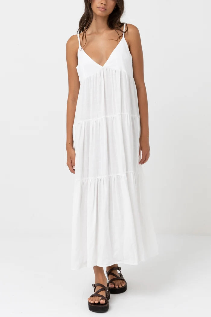 Rhythm Classic Tiered Midi Dress