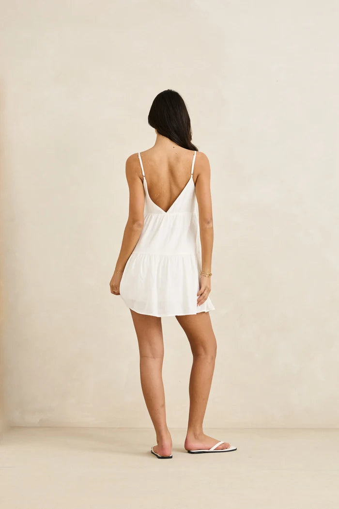 Rhythm Classic Tiered Mini Dress