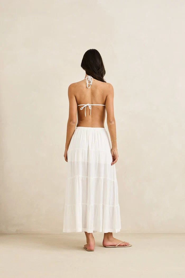 Rhythm Classic Tiered Maxi Skirt