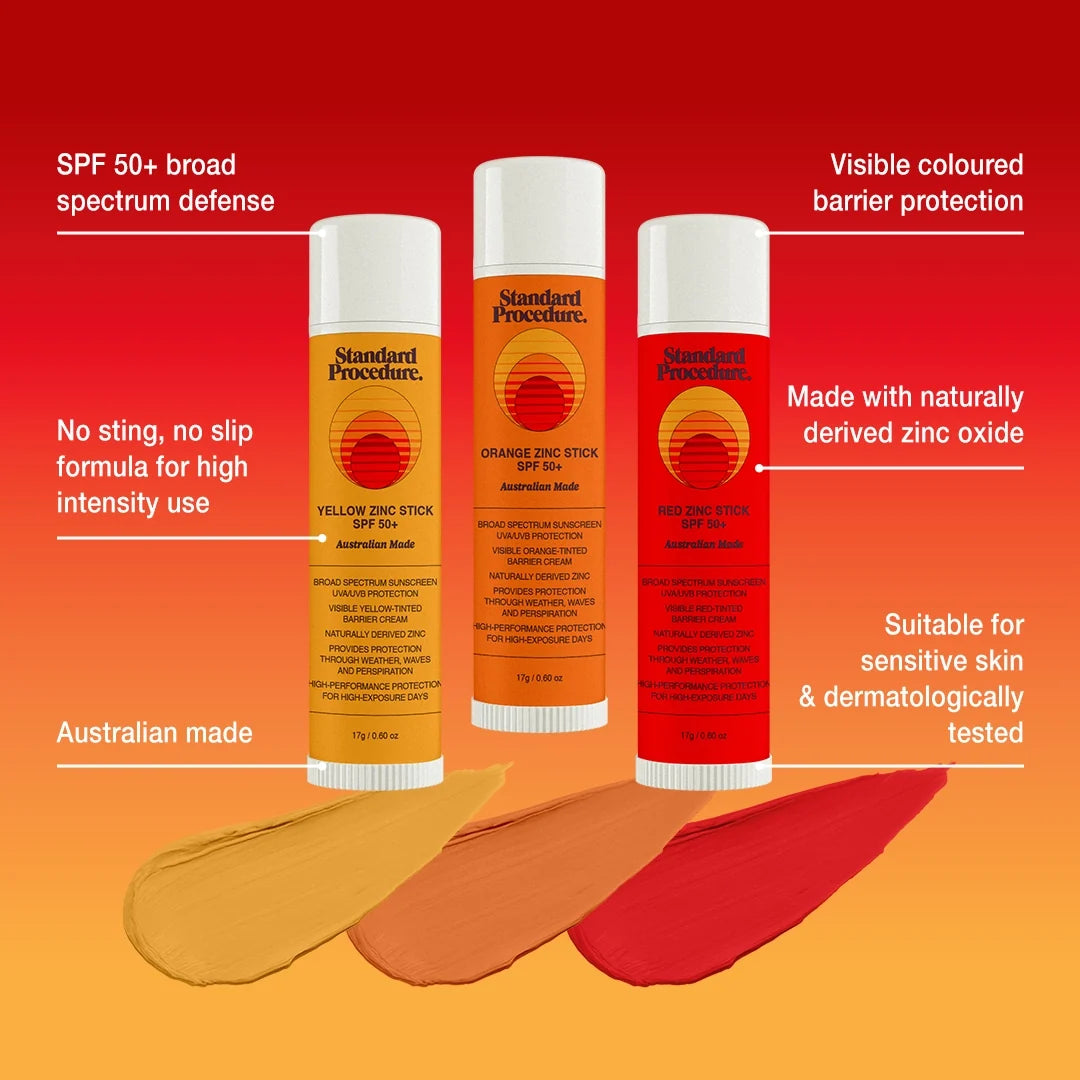 Standard Procedure Coloured Zinc Sticks SPF 50