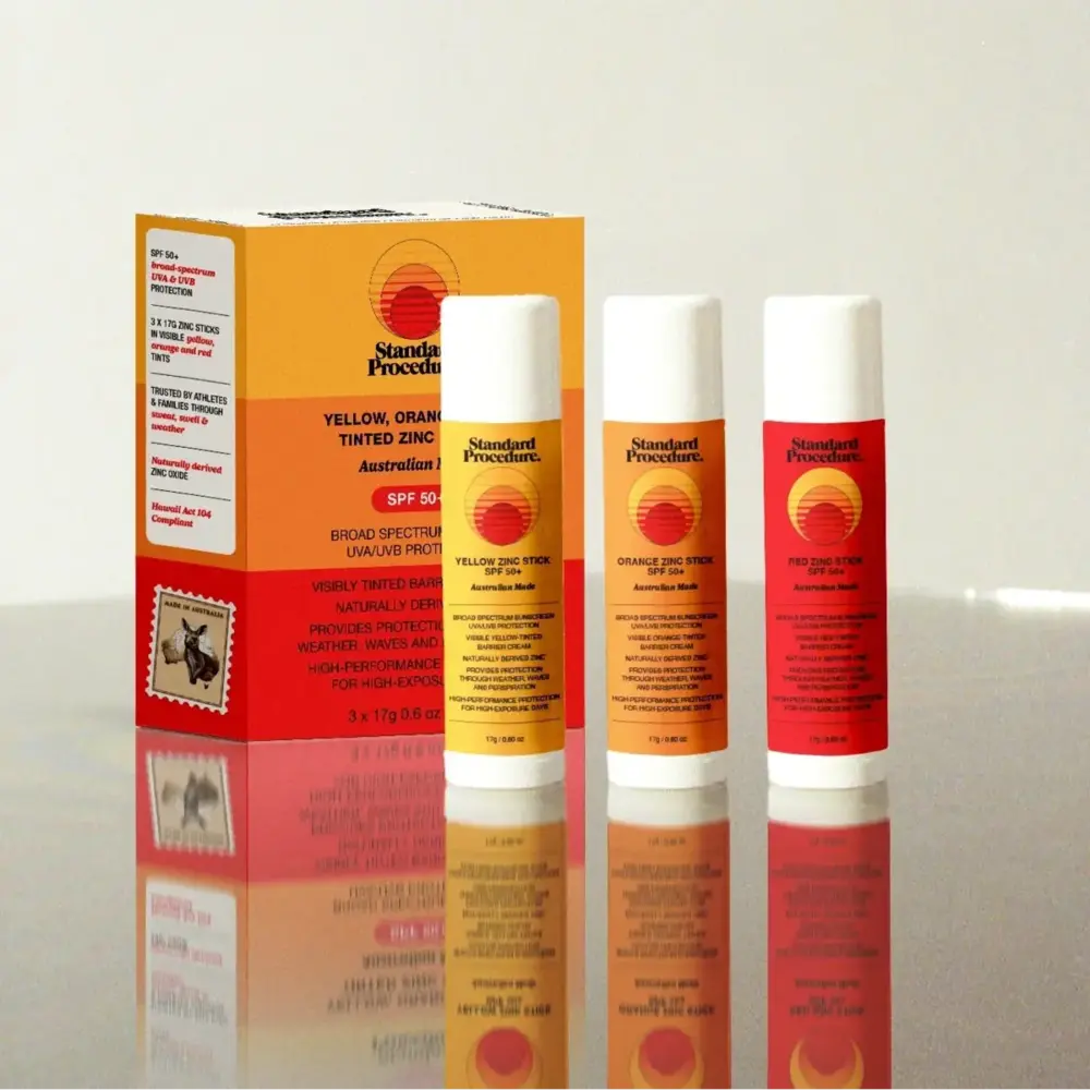 Standard Procedure Coloured Zinc Sticks SPF 50