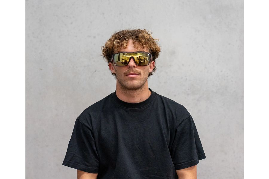 Dragon Remix Bryan Iguchi LL Gold Ion Polar Sunglasses