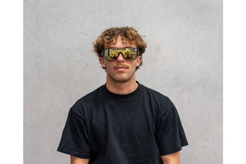 Dragon Remix Bryan Iguchi LL Gold Ion Polar Sunglasses