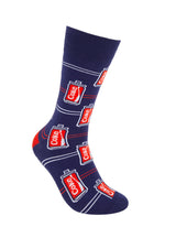 Foot-ies Coke Cans Stripe Organic Cotton Sock