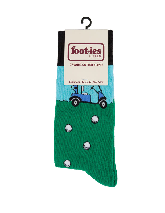 Foot-ies Day On The Green Organic Cotton Sock