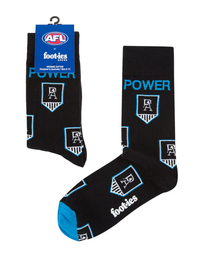 Port Adelaide Power Mascot Organic Cotton Sock