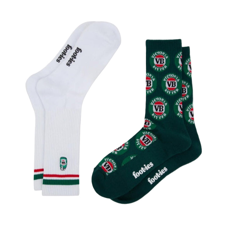 Foot-ies Vb Tinnie Sneaker 2 Pack Socks