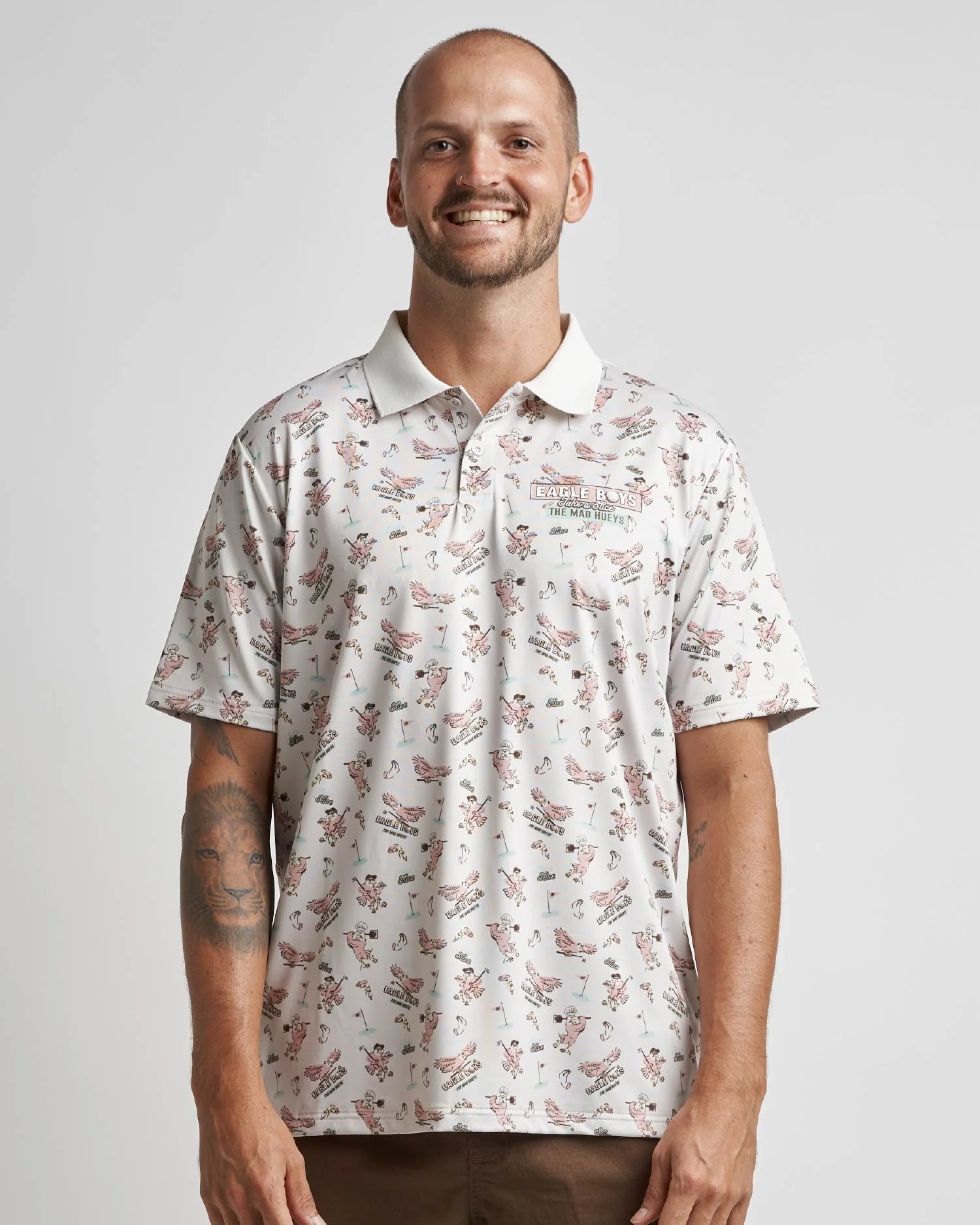The Mad Hueys Eagle Boys SS Golf Polo