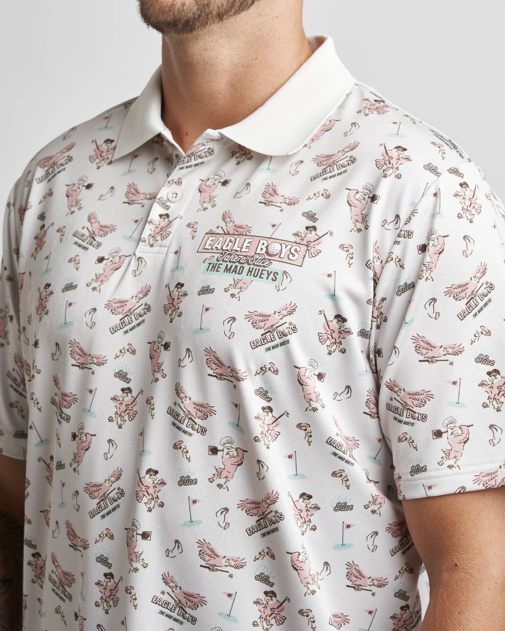 The Mad Hueys Eagle Boys SS Golf Polo